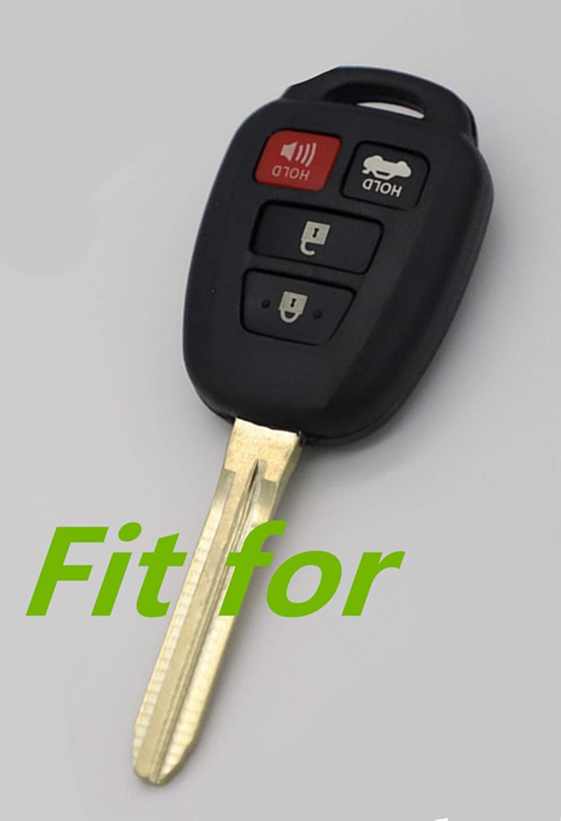 KAWIHEN Silicone Key Fob Cover Compatible with HYQ12BDM HYQ12BEL HYQ12BDP Toyota Avalon Camry Corolla Highlander Rav4 Yaris Scion FR-S tC - Image 3